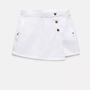 Zara Wrap Denim Skirt